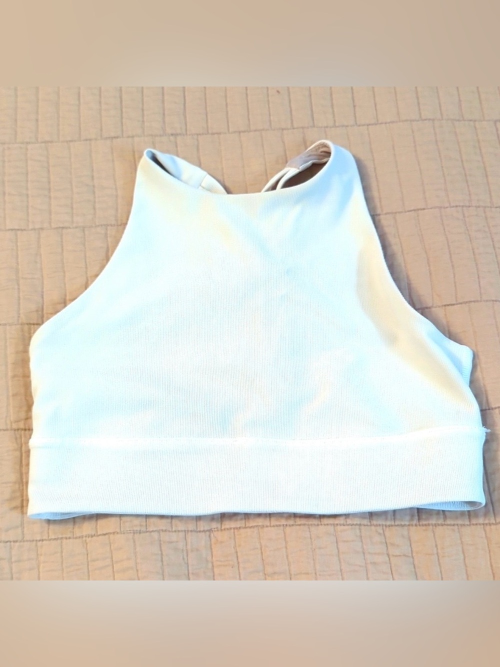 Lululemon white sports bra